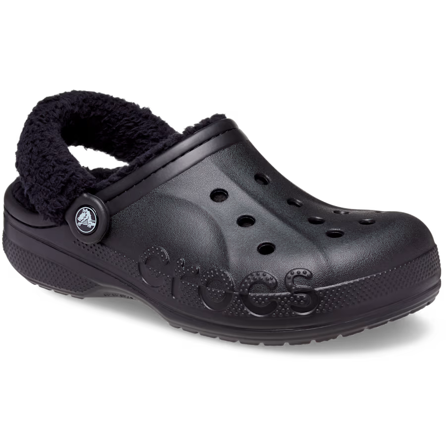 Baya Lined Fuzz-Strap Clog