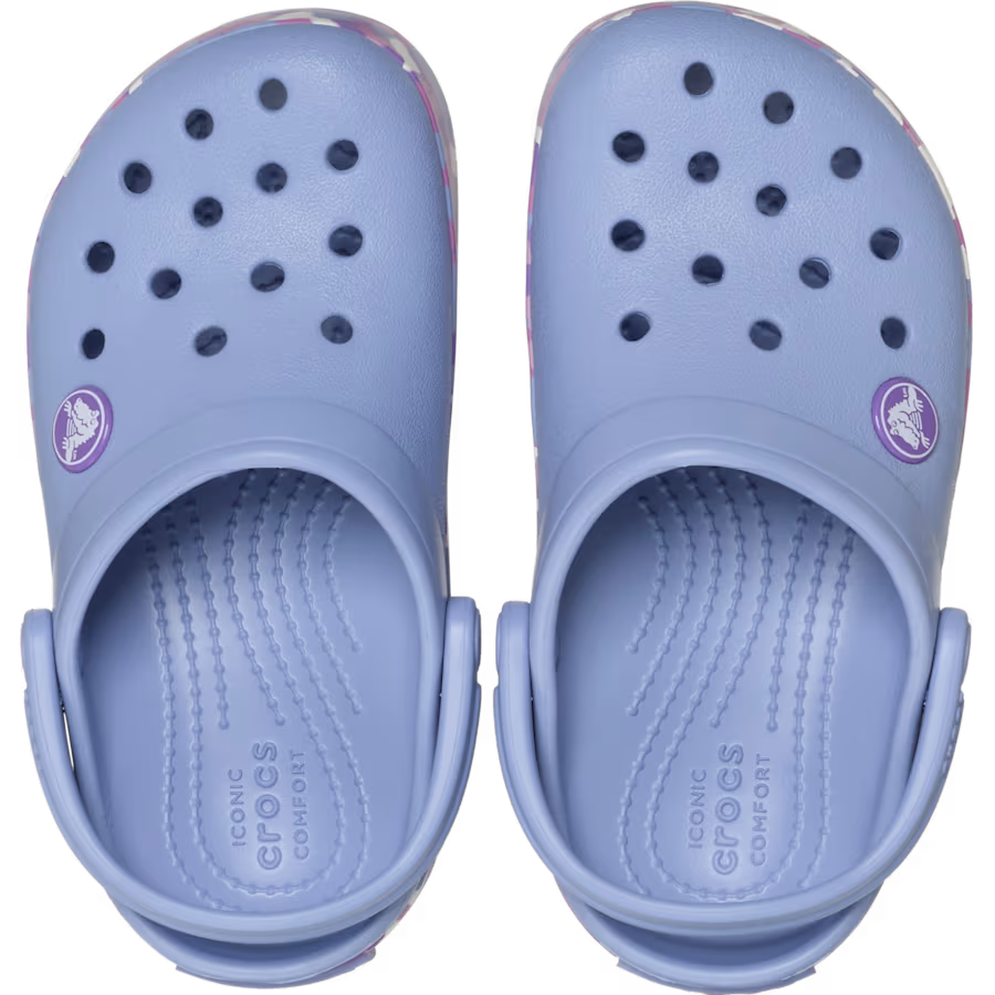 Toddler Crocband Glow Confetti Band Clog