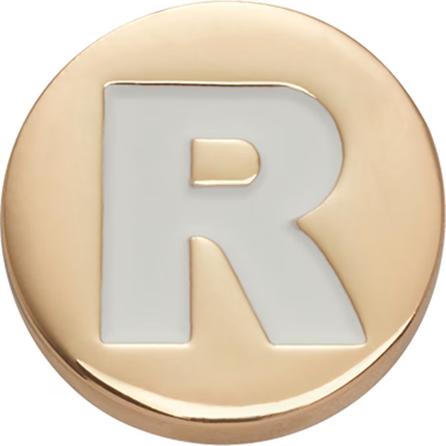 Gold Letter R