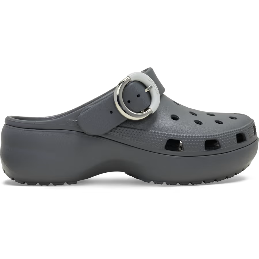 Classic Platform Dipped Buckle Clog