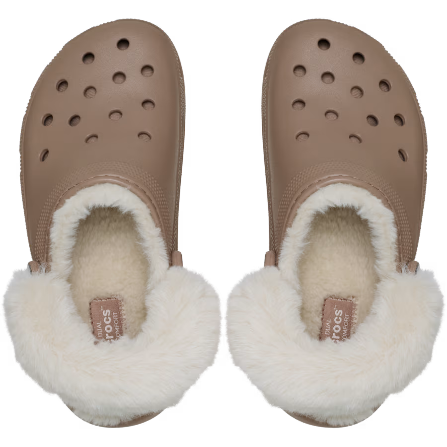 Classic Platform Fuzz Lined Clog