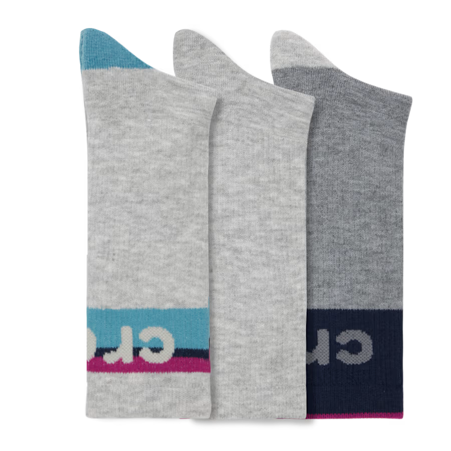 CrocsSocks Macro Logo 3PK