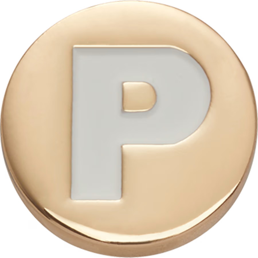 Gold Letter P