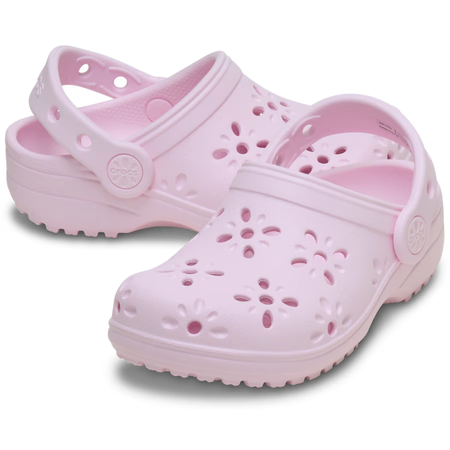 Toddler Classic Floral Cut-Out Clog