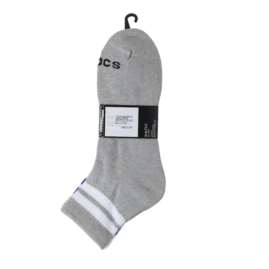 CrocsSocks Retro Ankle Stripe 3-Pack