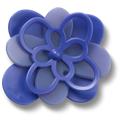 Blooming Dark Blue Flower