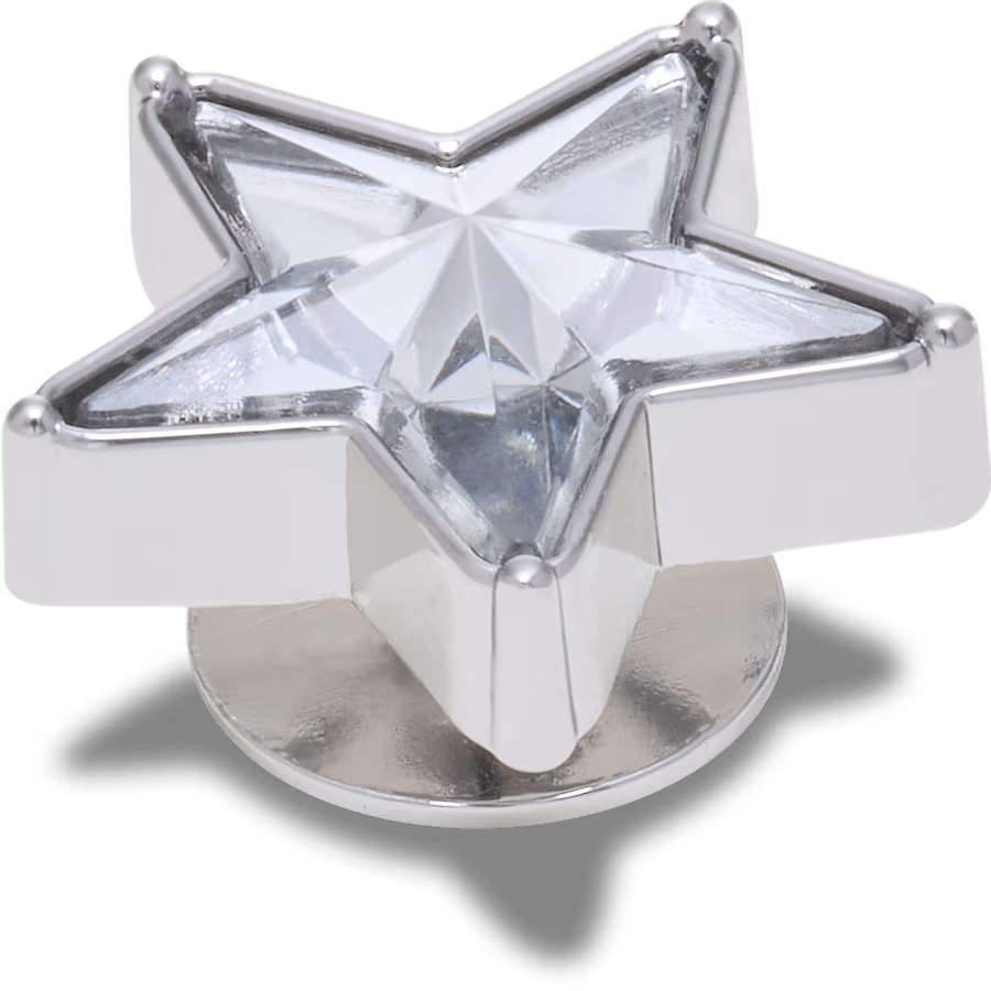 Silver Gem Sparkle Star