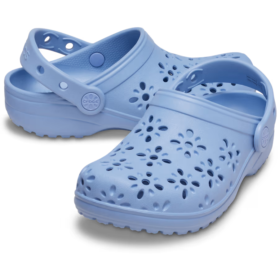 Kids' Classic Floral Cut-Out Clog