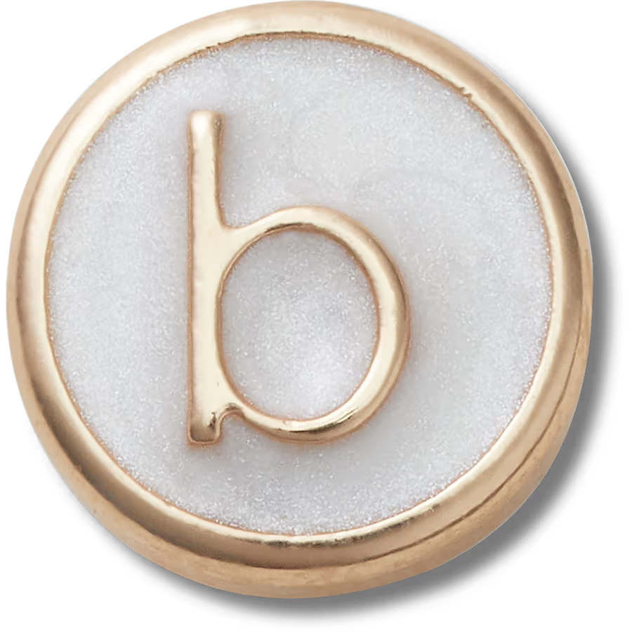 Tiny Pearlized Letter B
