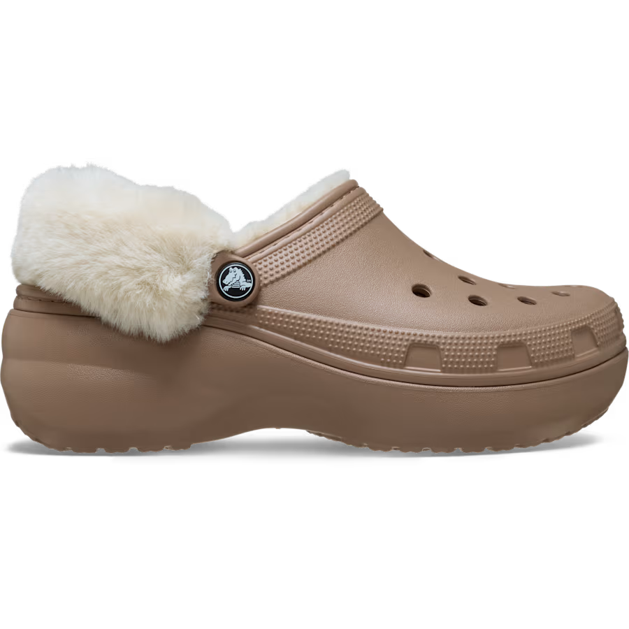 Classic Platform Fuzz Lined Clog