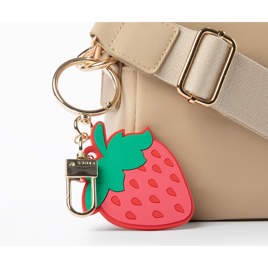 Strawberry Bag Charm Red