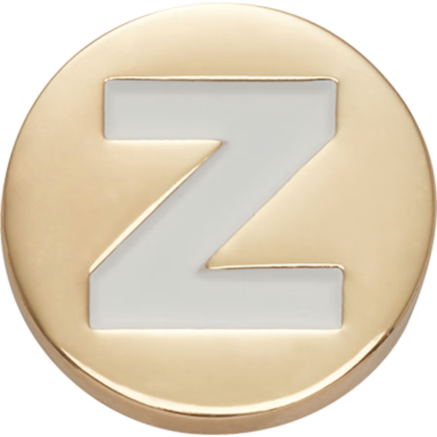 Gold Letter Z