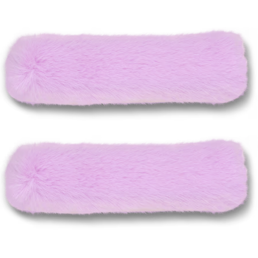 Faux Fur Back Strap Scrunchie Btc