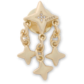 Gold and Star Dangle