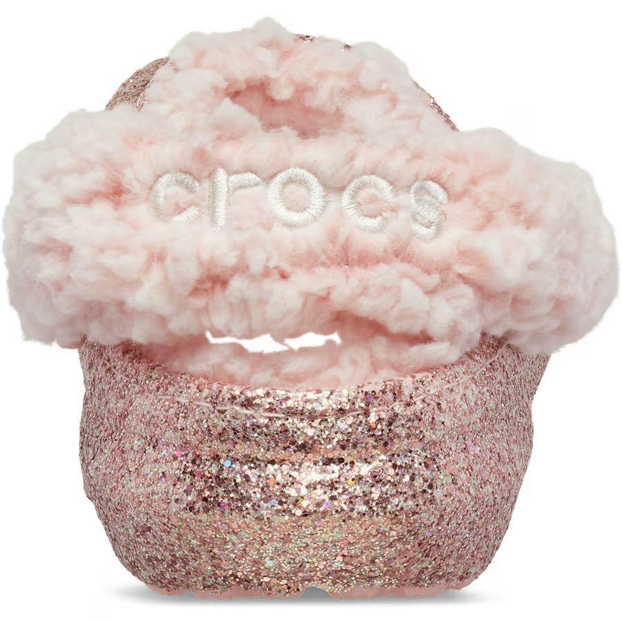 Kids’ Classic Fleece Lined Chunky Glitter Clog