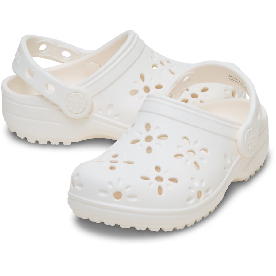 Toddler Classic Floral Cut-Out Clog