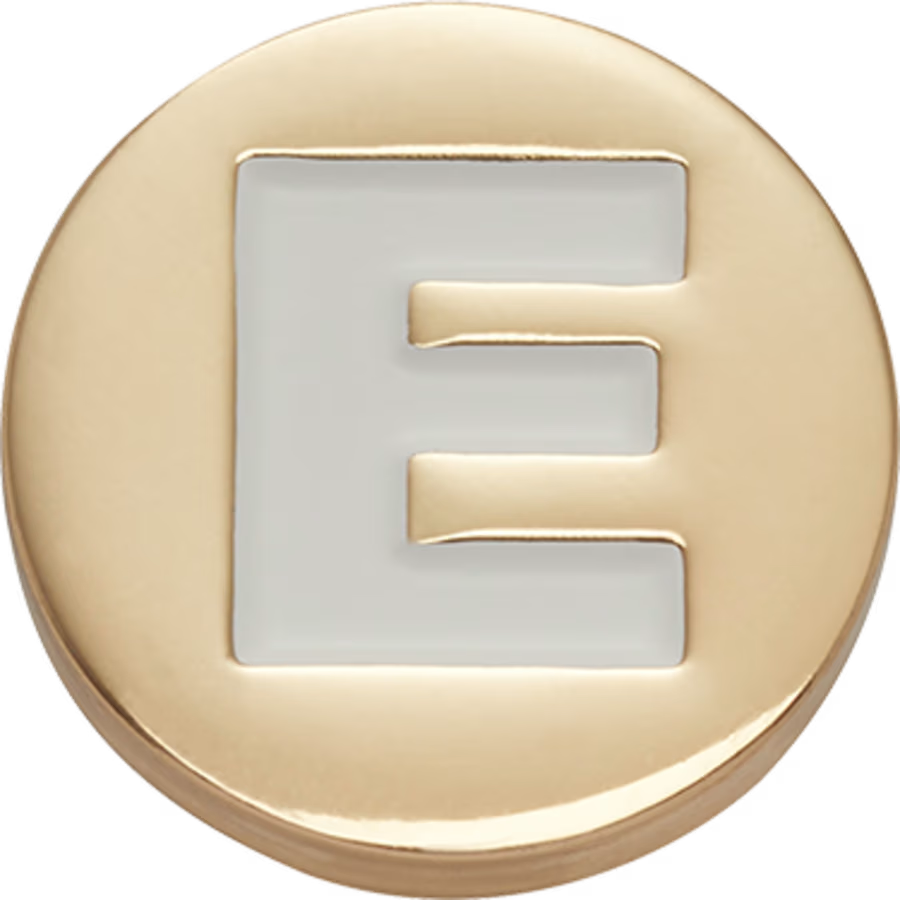 Gold Letter E