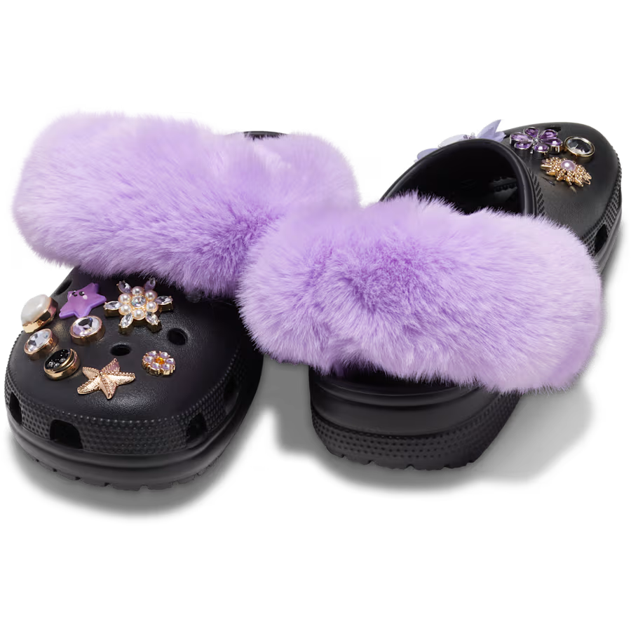 Faux Fur Back Strap Scrunchie Btc