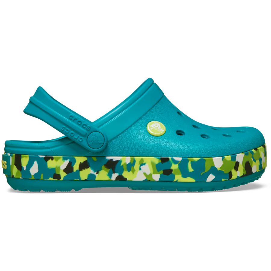 Kids' Crocband Glow Confetti Band Clog
