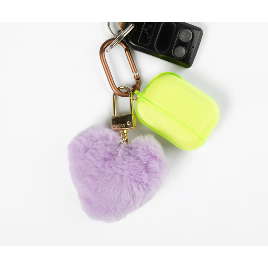 Plush Heart Bag Charm