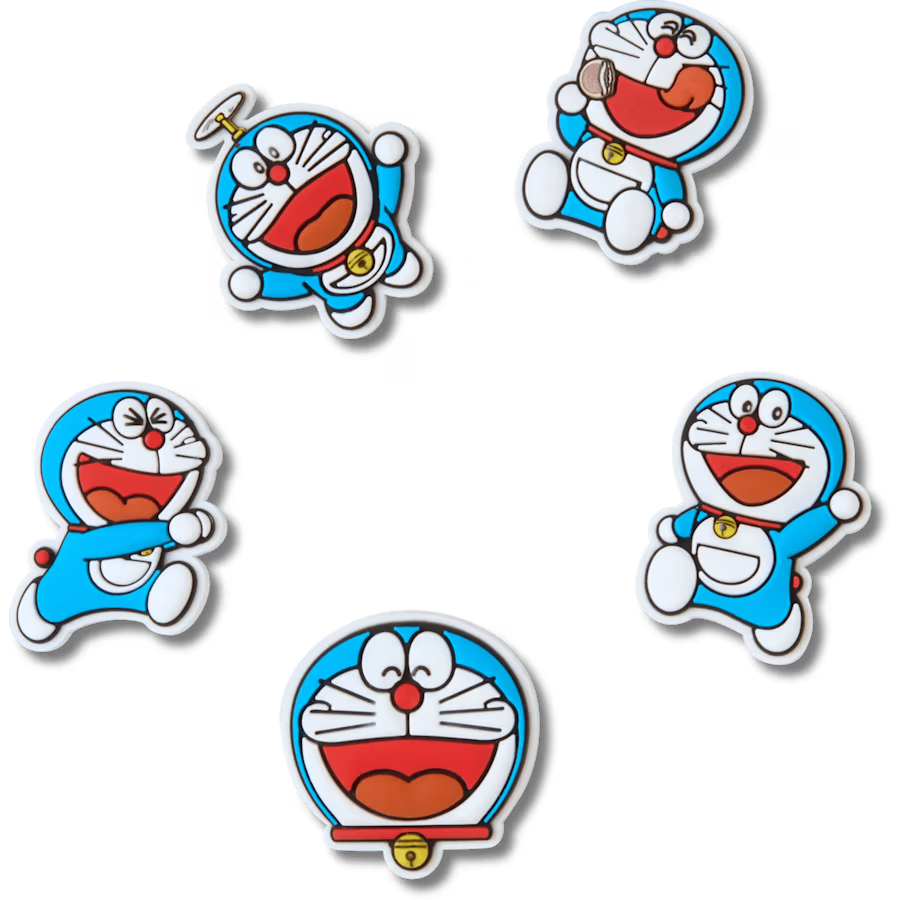 Doraemon 5-Pack Jibbitz Charms