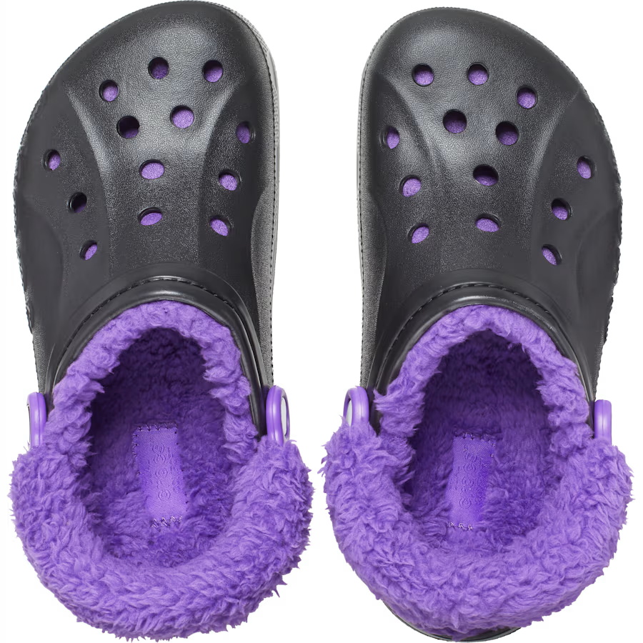 Baya Lined Fuzz-Strap Clog