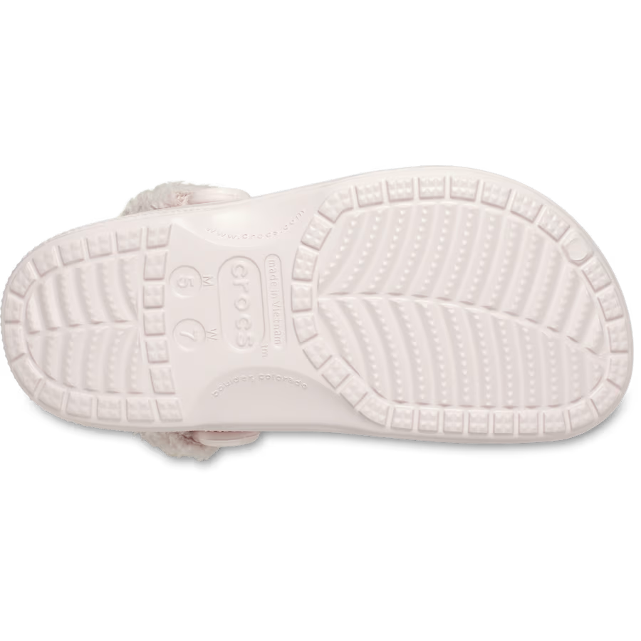 Baya Lined Fuzz-Strap Clog