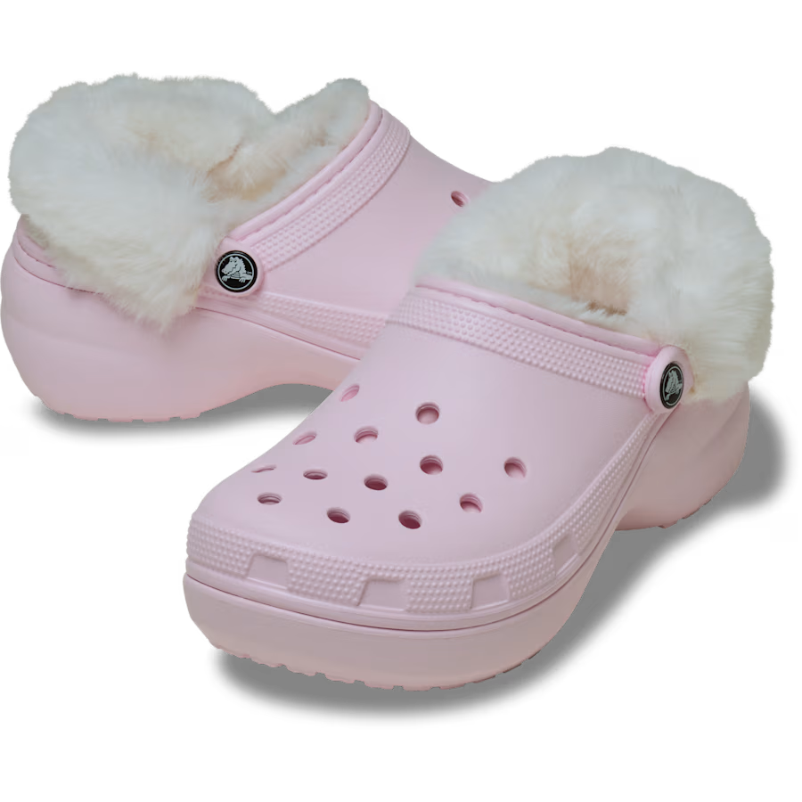 Classic Platform Fuzz Lined Clog