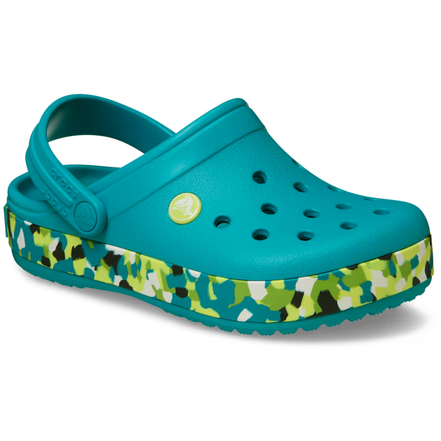 Kids' Crocband Glow Confetti Band Clog