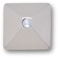 Light Silver Pyramid Stud
