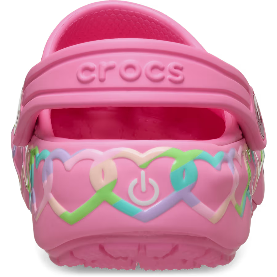 Toddler Classic Heart Lights Clog