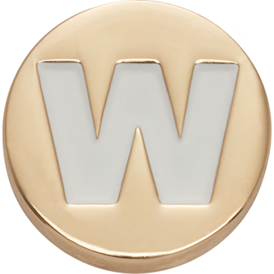 Gold Letter W