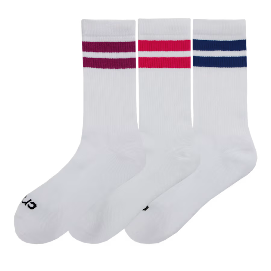 CrocsSocks Stripe Crew 3-Pack