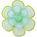 Green Mesh Flower