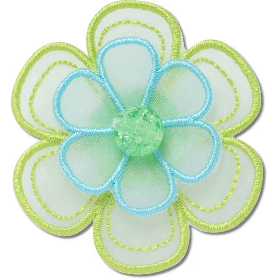 Green Mesh Flower