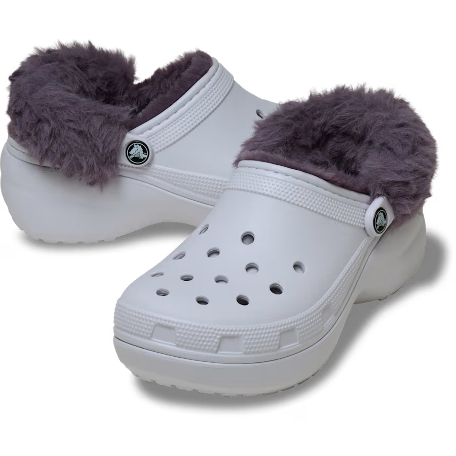 Classic Platform Fuzz Lined Clog