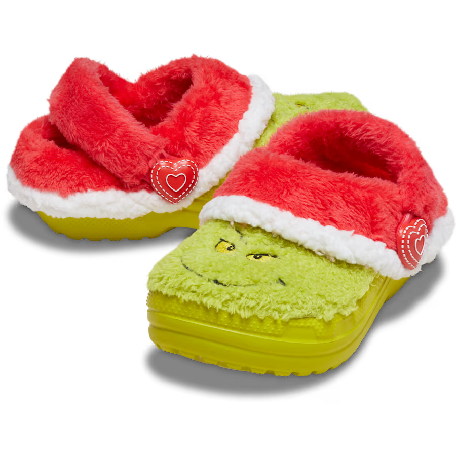 Kid's The Grinch Classic Lined Clog