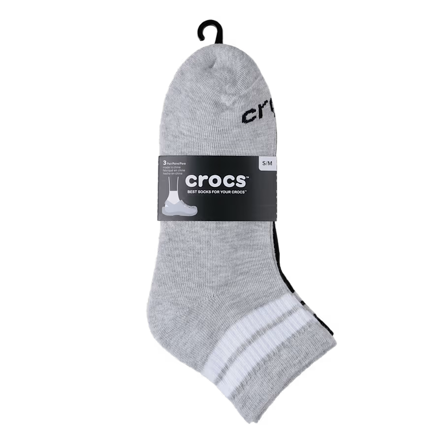 CrocsSocks Retro Ankle Stripe 3-Pack