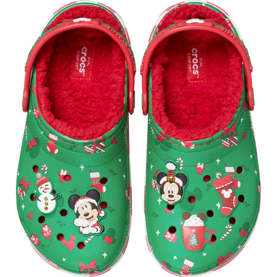 Toddlers' Mickey Holiday Lined Classic Clog