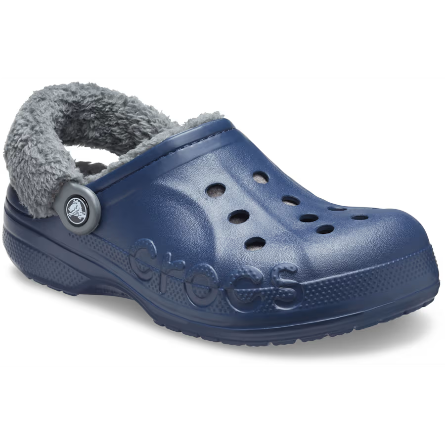 Baya Lined Fuzz-Strap Clog