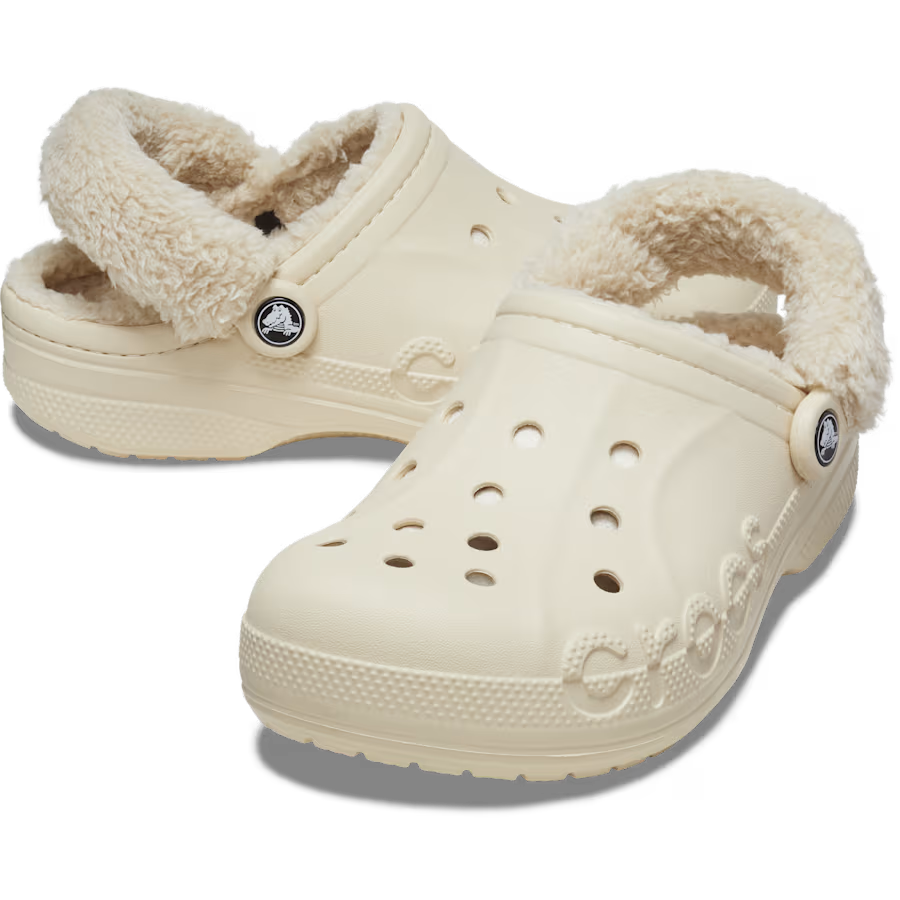 Baya Lined Fuzz-Strap Clog