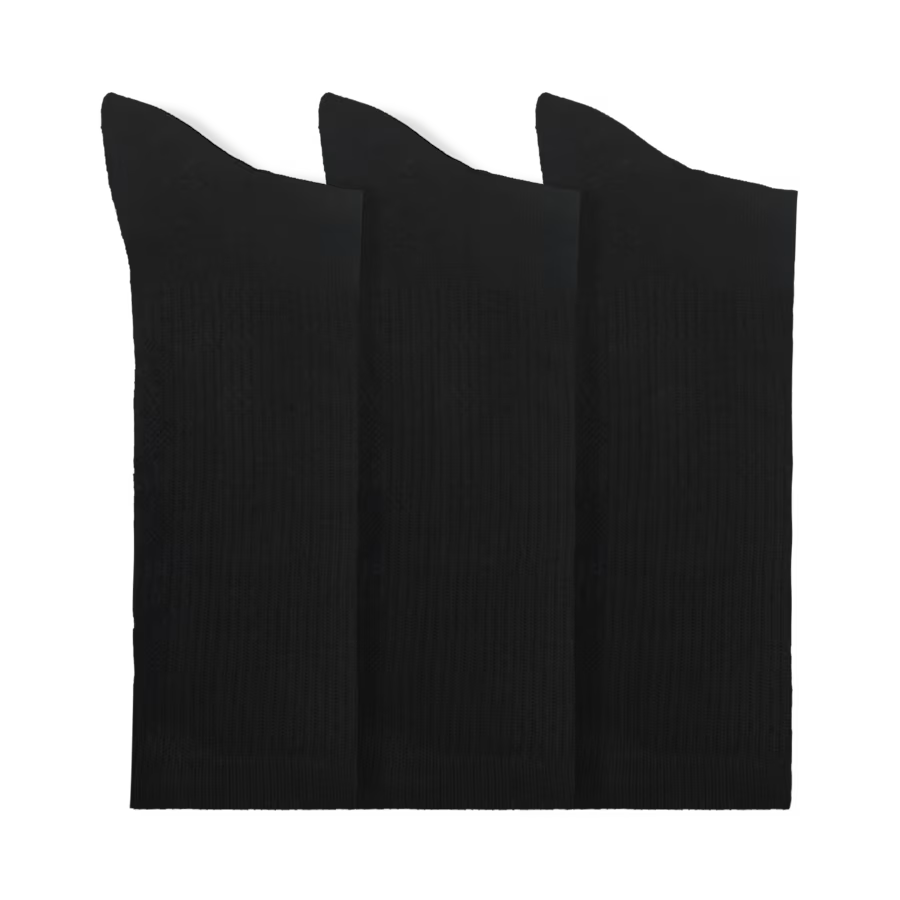 Crocs Socks Crew Texture Logo 3-Pack