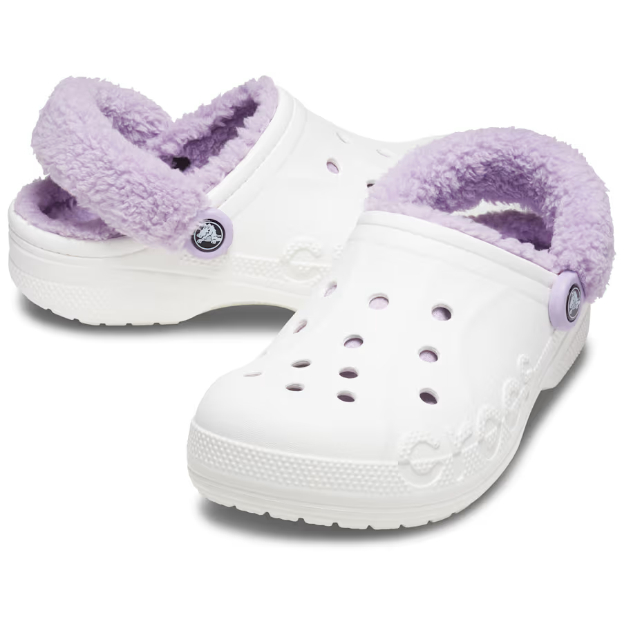 Baya Lined Fuzz-Strap Clog