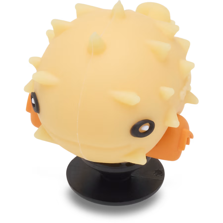 3D UV Changing Puffer Fish