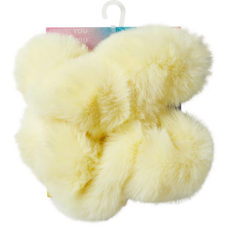 Faux Fur Back Strap Scrunchie Btc