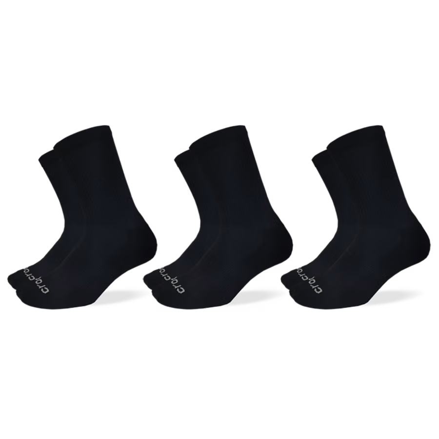 Crocs Socks Crew Texture Logo 3-Pack