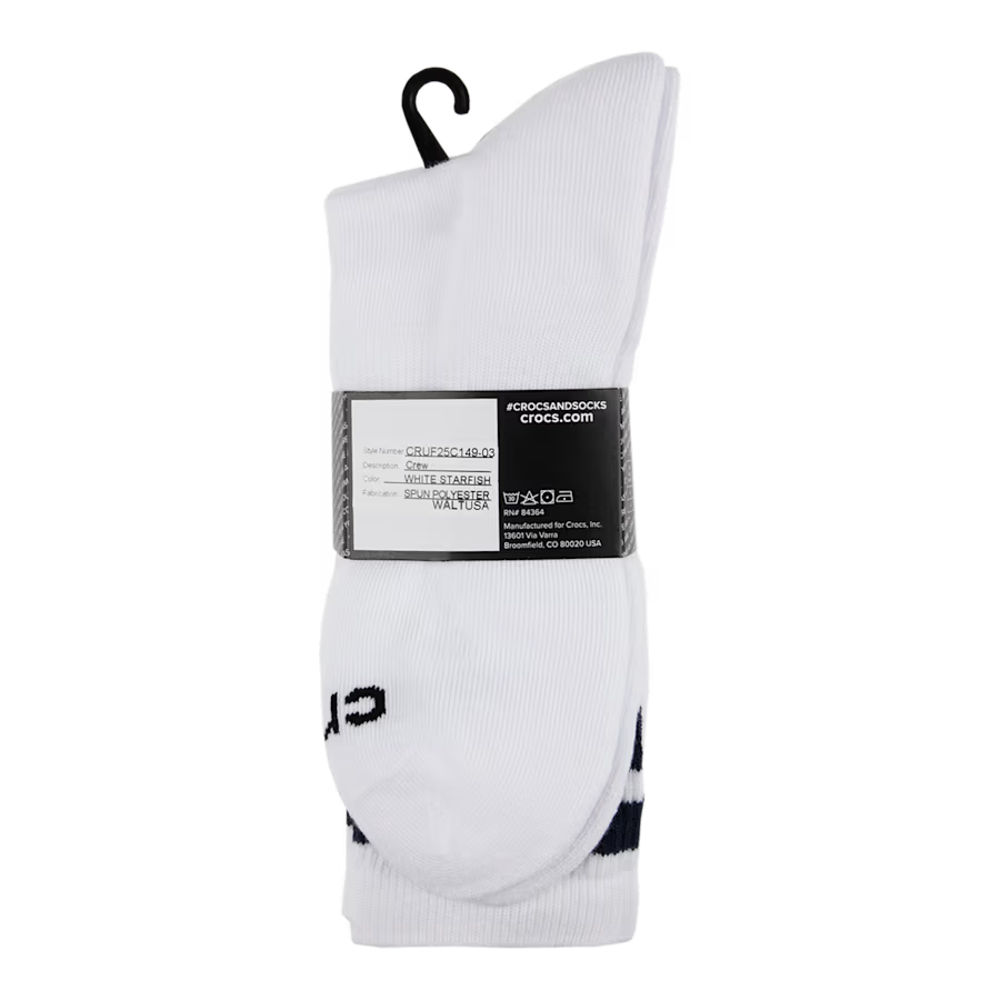CrocsSocks Stripe Crew 3-Pack