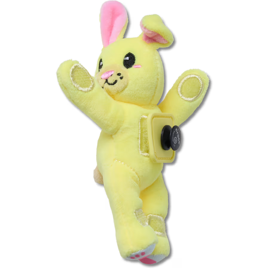 Huggitz Yellow Bunny