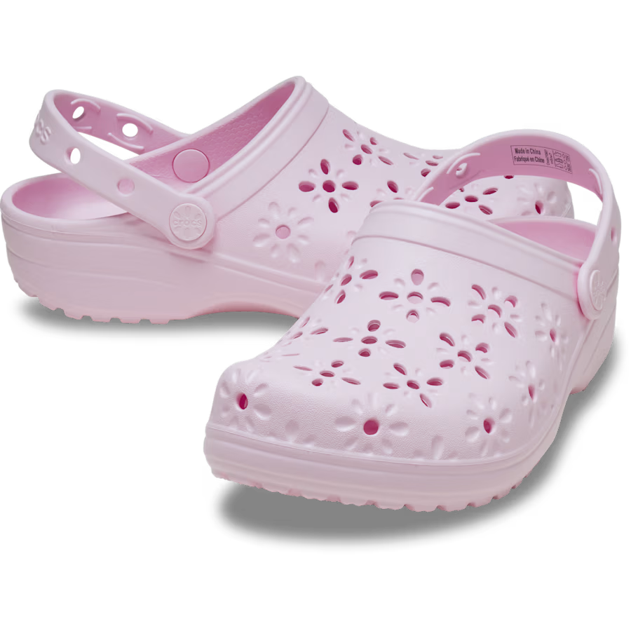 Classic Floral Cut-Out Clog