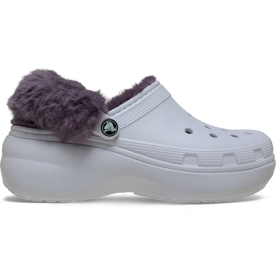 Classic Platform Fuzz Lined Clog